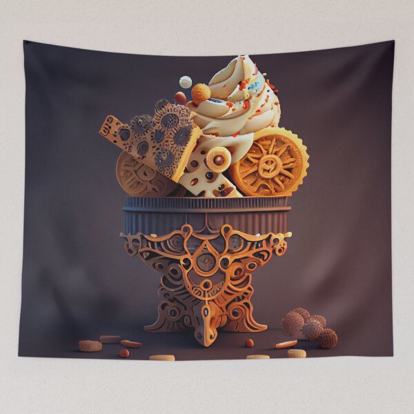 Item preview, Delightful Desserts  Gears Digital Painting designed and sold by CodeAndColors.