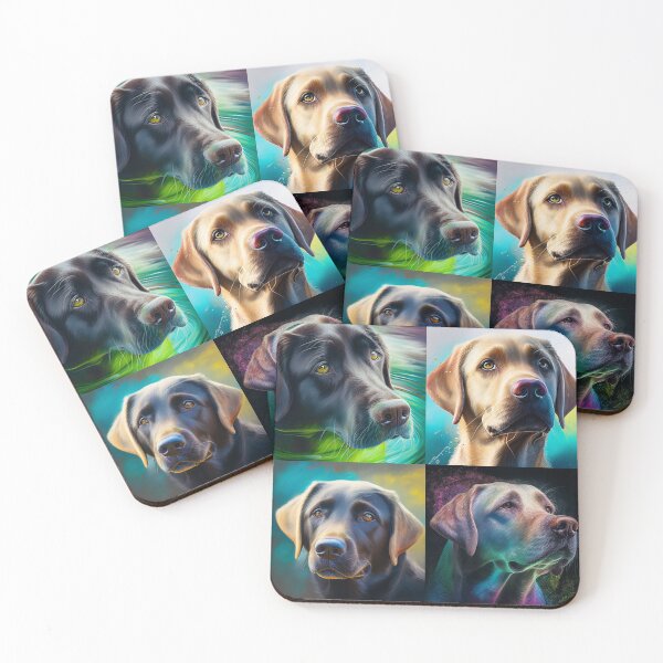 Artikelvorschau, Furry Friends Forever: Labrador und Golden Retriever Edition entworfen und verkauft von artbankai.