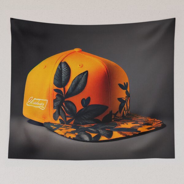 Item preview, Shift in the Shade Rollover Tangerine Snapback Digital Painting designed and sold by CodeAndColors.