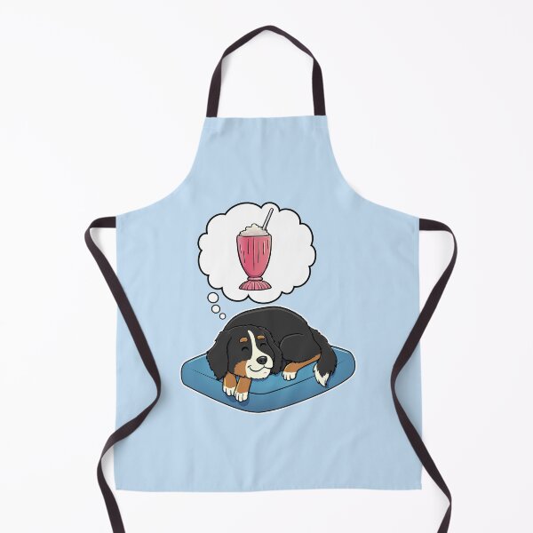Artikelvorschau, Bernese Mountain Dog dreaming about a Strawberry Milkshake entworfen und verkauft von DoggieDelights.