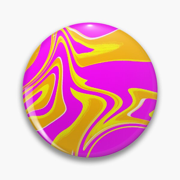 Item preview, Hot Pink, Neon Yellow, Neon Pink and Orange Marble Pattern Design designed and sold by theprintedclub.