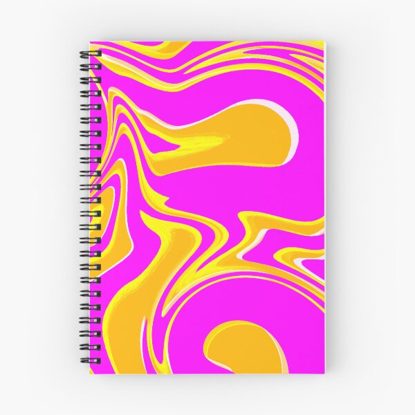 Item preview, Hot Pink, Neon Yellow, Neon Pink and Orange Marble Pattern Design designed and sold by theprintedclub.