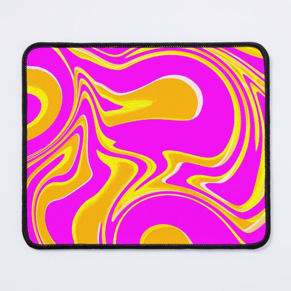 Item preview, Hot Pink, Neon Yellow, Neon Pink and Orange Marble Pattern Design designed and sold by theprintedclub.