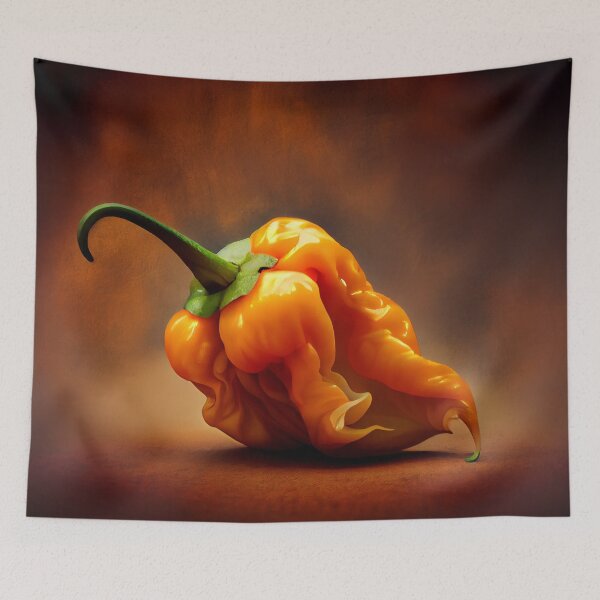 Item preview, Dreams of a Fluffy Habanero Digital Painting designed and sold by CodeAndColors.