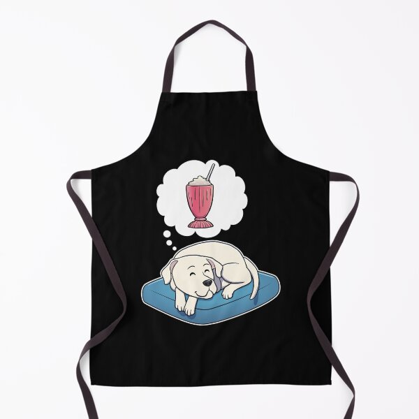 Item preview, Dogo Argentino dreaming about a Strawberry Milkshake designed and sold by DoggieDelights.