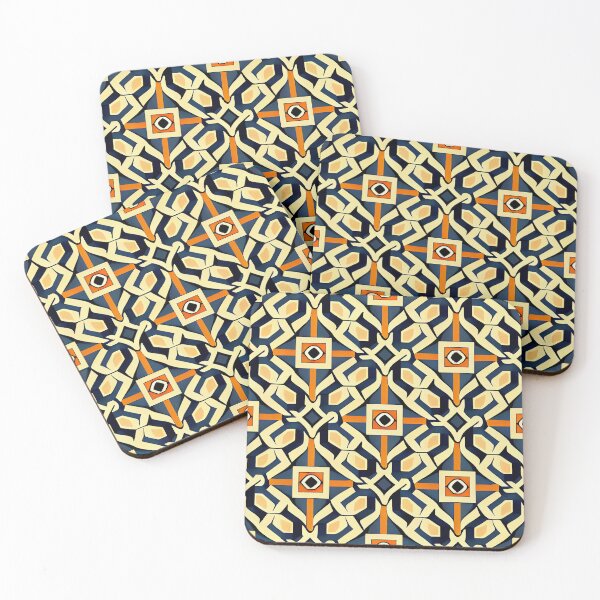 Item preview, Simple Semi Abstract Latin Pattern Digital Painting designed and sold by CodeAndColors.