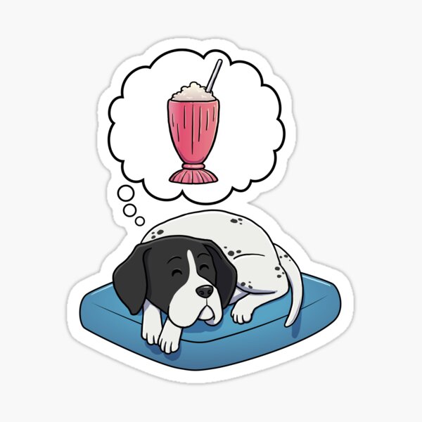 Strawberry Dog Stickers for Sale