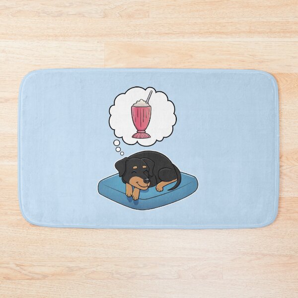 Item preview, Miniature Pinscher dreaming about a Strawberry Milkshake designed and sold by DoggieDelights.