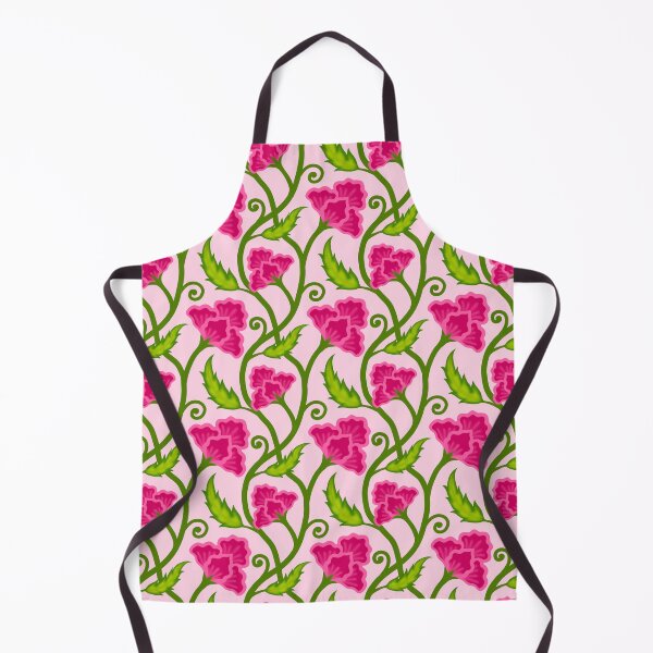 Item preview, Daisy pink Flower plant chain pattern designed and sold by Charmy Design.