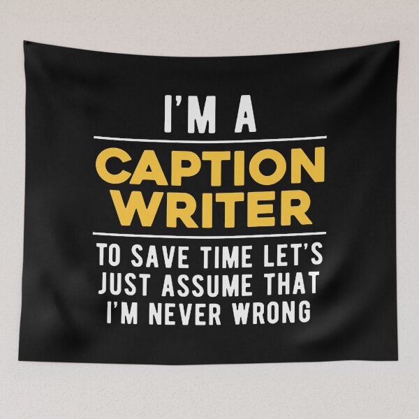 Item preview, Caption Writer Witty designed and sold by NestaReign.