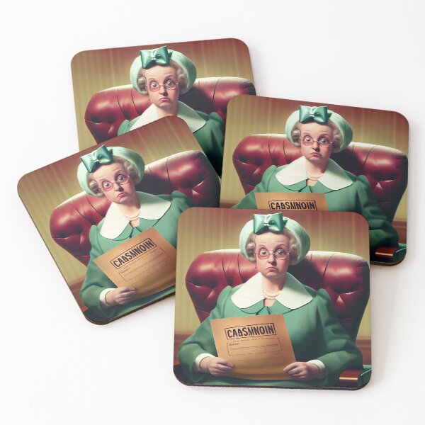 Item preview, Caution Chairperson with Envelope Digital Painting designed and sold by CodeAndColors.