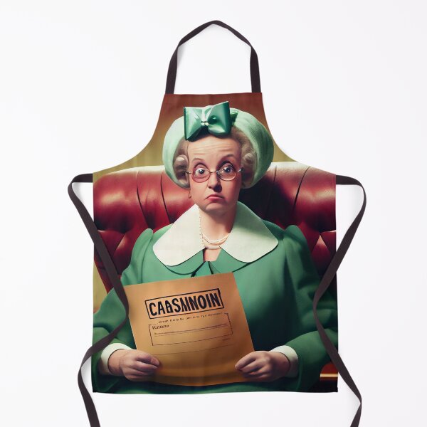 Artikelvorschau, Caution Chairperson with Envelope Digital Painting entworfen und verkauft von CodeAndColors.