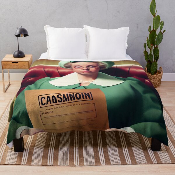 Artikelvorschau, Caution Chairperson with Envelope Digital Painting entworfen und verkauft von CodeAndColors.