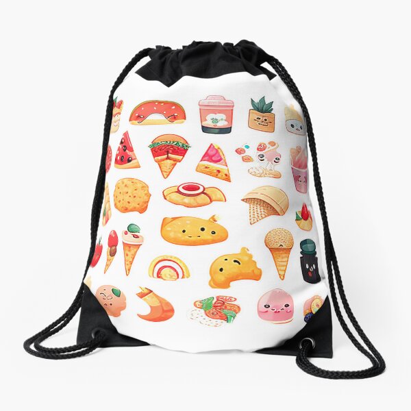 Item preview, #4 Cute happy food sticker pack designed and sold by KawaiiFoodArt.
