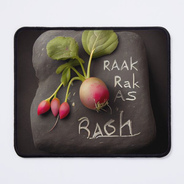 Item preview, Radish Haiku on Slate Digital Painting designed and sold by CodeAndColors.