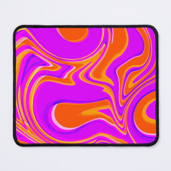 Item preview, Orange and Neon Purple Tones Marble Pattern Design designed and sold by theprintedclub.