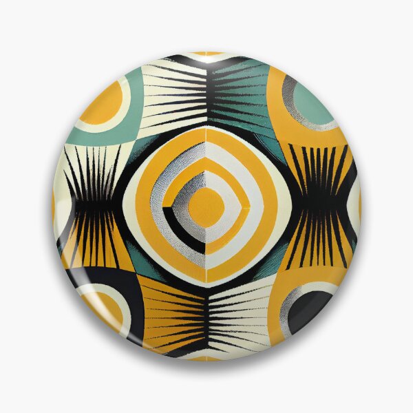 Artikelvorschau, Bold Dazzling Dreamy Square Midcentury Modern Pattern Digital Painting entworfen und verkauft von CodeAndColors.