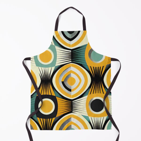 Aperçu de l'œuvre Bold Dazzling Dreamy Square Midcentury Modern Pattern Digital Painting créée et vendue par CodeAndColors.