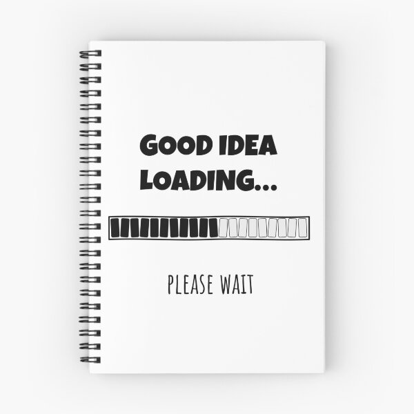 Item preview, Good Idea Loading... Please wait | Funny and witty loading bar text design designed and sold by ArtworkbyEmmy.