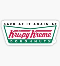Back at it again at Krispy Kreme Sticker