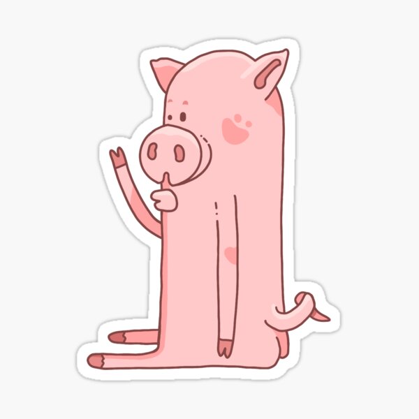 Patty the Pig Sticker