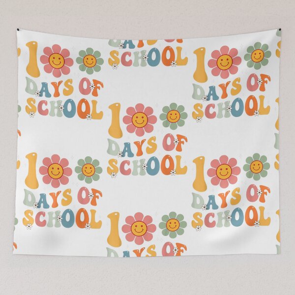 Item preview, Teacher Kids Retro Groovy 100 Days Happy 100th Day Of School T-Shirt designed and sold by zedbubblez.