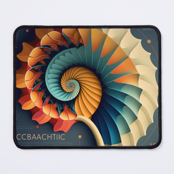 Artikelvorschau, Divine Spiral in Fibonacci Golden Ratio Colourful Infographic Style entworfen und verkauft von RAGANADesign.