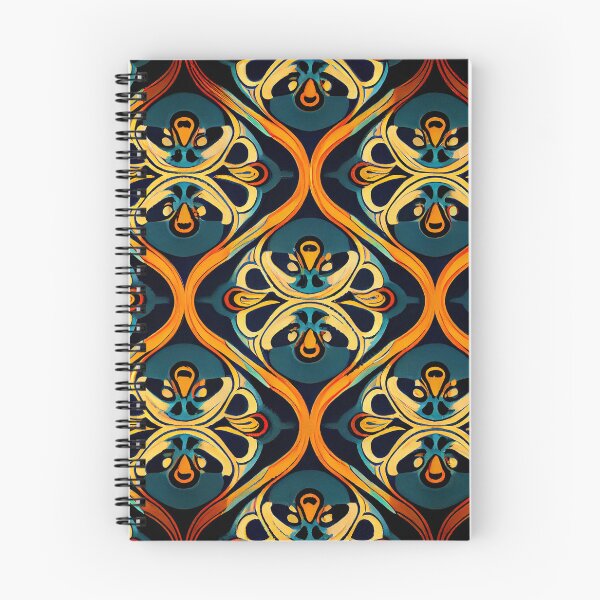 Item preview, Divine Victorian Complex Midcentury Modern Pattern Digital Painting designed and sold by CodeAndColors.