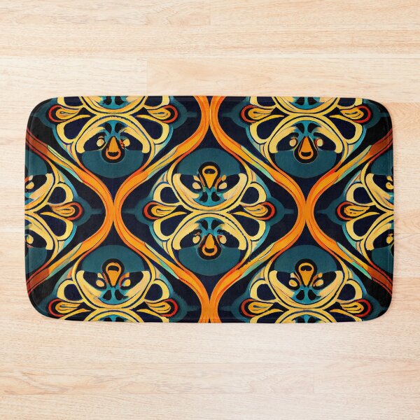 Item preview, Divine Victorian Complex Midcentury Modern Pattern Digital Painting designed and sold by CodeAndColors.