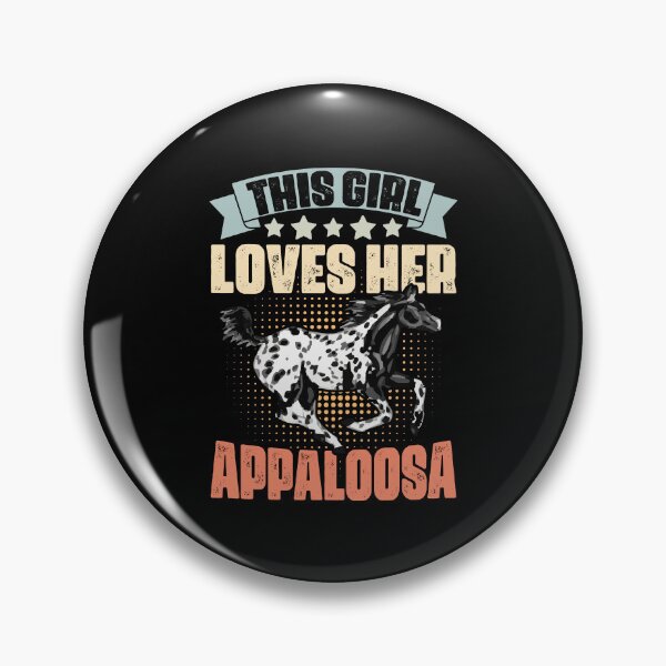 Item preview, This Girl Loves Her Retro Appaloosa Horse For An Appy Owner designed and sold by Nessshirts.