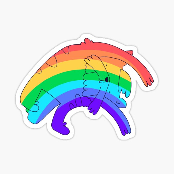 Miu Rainbow Sticker