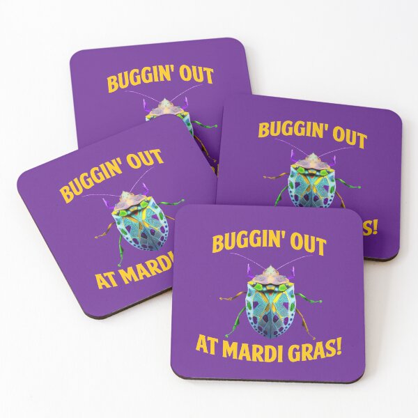 Item preview, Funny Mardi Gras Carnival Party Stink Bug designed and sold by MintaApparel.