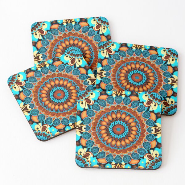 Item preview, Circular Formal Futuristic Brilliant California Chic Pattern Digital Painting designed and sold by CodeAndColors.