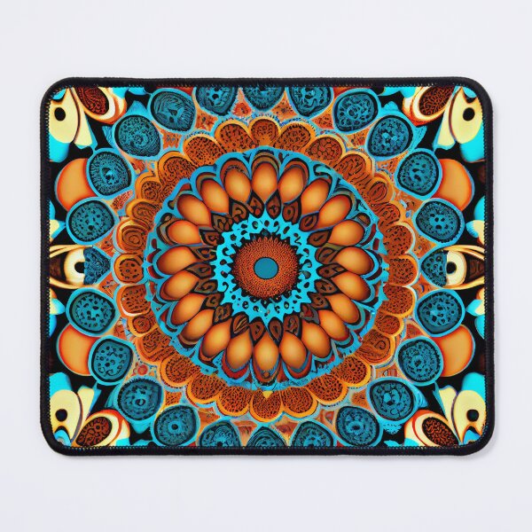 Item preview, Circular Formal Futuristic Brilliant California Chic Pattern Digital Painting designed and sold by CodeAndColors.