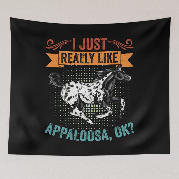 Item preview, Vintage I Just Really Like Appaloosa Horse For An Appy Rider designed and sold by Nessshirts.