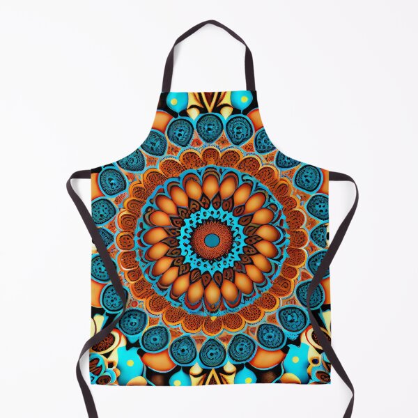 Item preview, Circular Formal Futuristic Brilliant California Chic Pattern Digital Painting designed and sold by CodeAndColors.