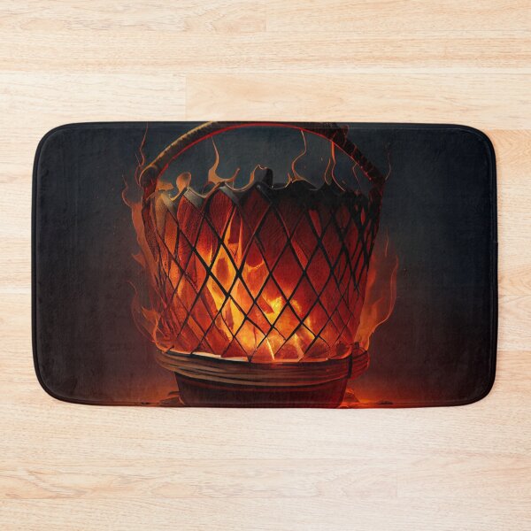 Item preview, BasketLight  Fire Digital Painting designed and sold by CodeAndColors.