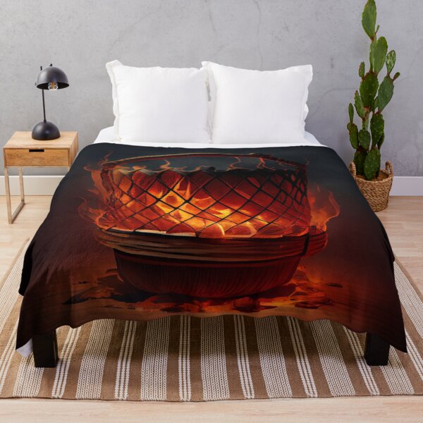 Item preview, BasketLight  Fire Digital Painting designed and sold by CodeAndColors.