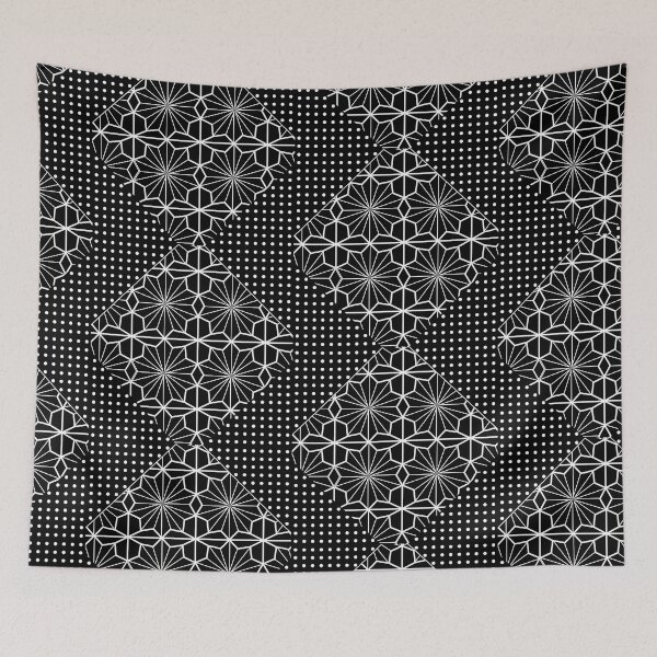 Item preview, Geometric Symphony: A Bold Background Pattern Art Print designed and sold by majnate.