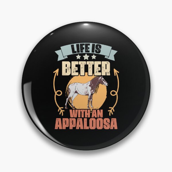 Artikelvorschau, Das Leben ist besser mit lustigen Appaloosa-Pferden Appaloosa-Besitzern entworfen und verkauft von Nessshirts.