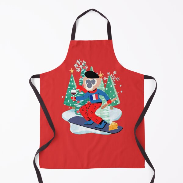 Item preview, Snowboarding gibbon designed and sold by GasconyPassion.