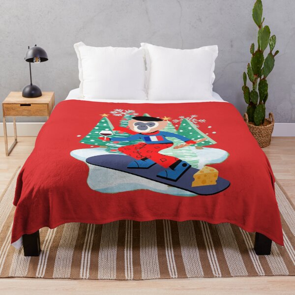 Item preview, Snowboarding gibbon designed and sold by GasconyPassion.
