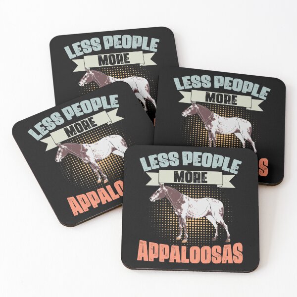 Item preview, Less People More Funny Appaloosa Horses For Appaloosa Owners designed and sold by Nessshirts.