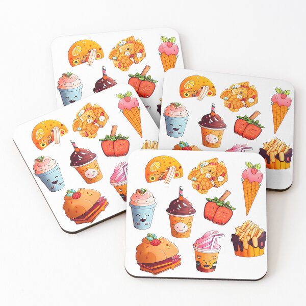 Artikelvorschau, #8 Nettes glückliches Nachtischaufkleberpaket entworfen und verkauft von KawaiiFoodArt.