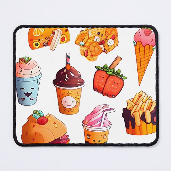 Item preview, #8 Cute happy dessert sticker pack designed and sold by KawaiiFoodArt.