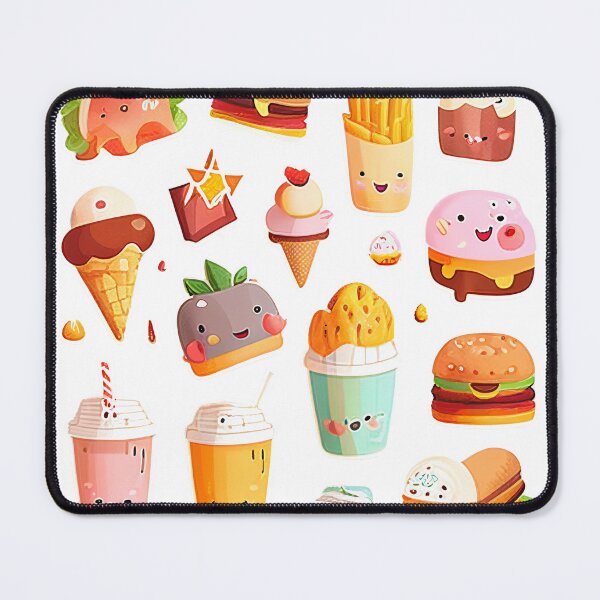 Item preview, #11 Cute happy food sticker pack designed and sold by KawaiiFoodArt.