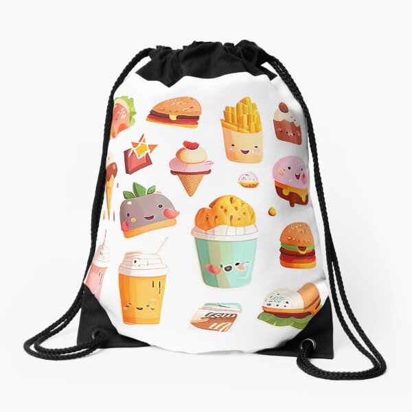Item preview, #11 Cute happy food sticker pack designed and sold by KawaiiFoodArt.