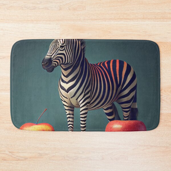 Item preview, Apples and Zebras and Cats Oh My Digital Painting designed and sold by CodeAndColors.