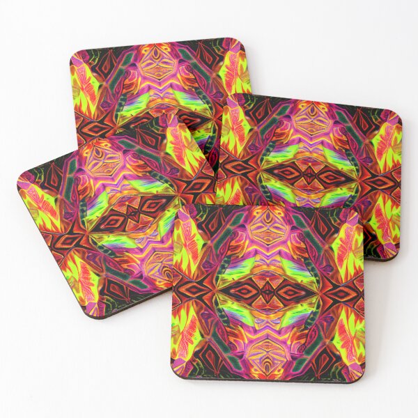 Item preview, Complex Light Psychedellic Grand Pacific Islander Pattern Digital Painting designed and sold by CodeAndColors.