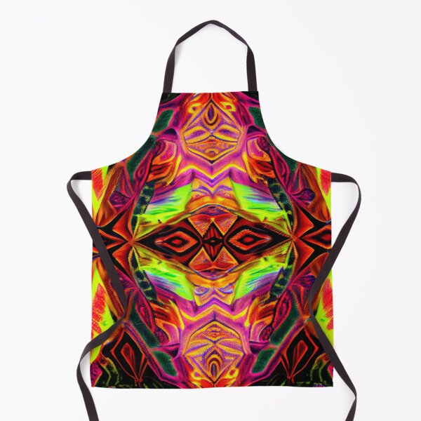 Aperçu de l'œuvre Complex Light Psychedellic Grand Pacific Islander Pattern Digital Painting créée et vendue par CodeAndColors.